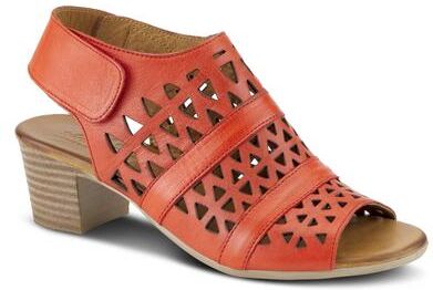 Women's Dorotha Ankle Strap Sandal by Spring Step in Red (Size 40 M)