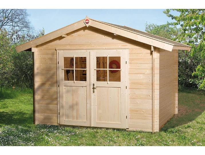 Weka Gartenhaus Premium 28 mit Doppeltüre 3 × 2.5 m