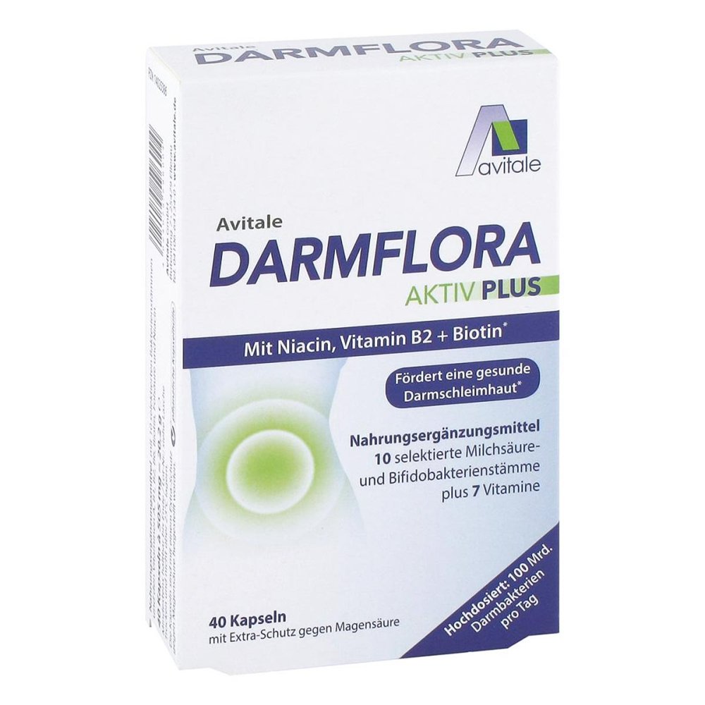 Avitale GmbH Darmflora Aktiv Plus 100 Mrd.bakterien+7 Vitamine 14025386
