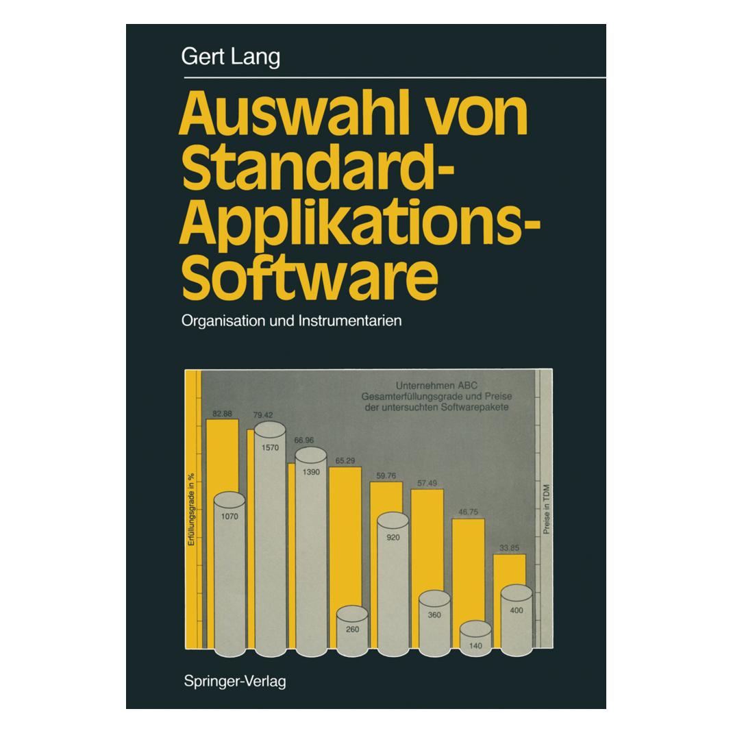 Springer Auswahl von Standard-Applikations-Software (Deutsch, Gert Lang) (7604534)