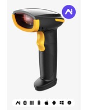 Inateck Barcodescanner 21 AI black[BCST-21-AI_Black] Barcode-Scanner Bluetooth (BCST-21-AI_BLACK)
