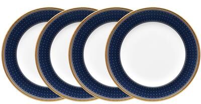 "Noritake Blueshire Set of 4 Bread & Butter/Appetizer Plates, 6-1/2"""