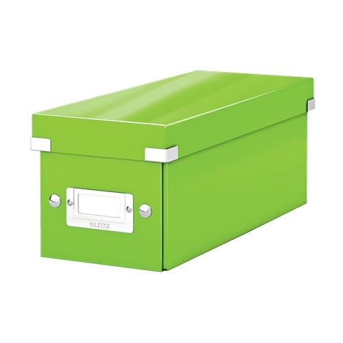 LEITZ CD-/DVD-Box Click & Store grün, 1 St.