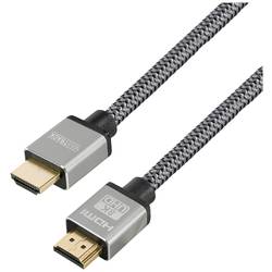Maxtrack HDMI Anschlusskabel HDMI-A Stecker, HDMI-A Stecker 3.00 m Schwarz C 221-3 HNL 8K UHD HDMI-Kabel