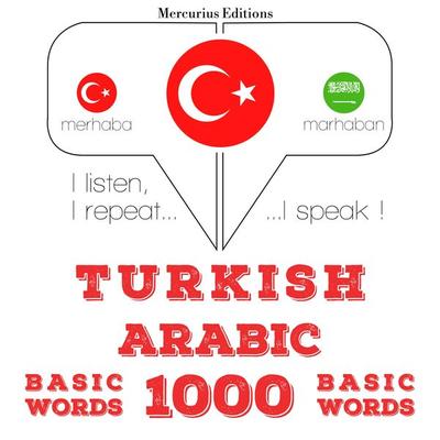 Türkçe - Arapça: 1000 temel kelime - JM Gardner, Audio, 9782821133174