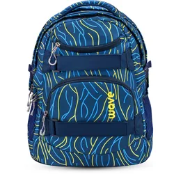 Wave Wave Infinity Schulrucksack - Yellow Lines Koffer24