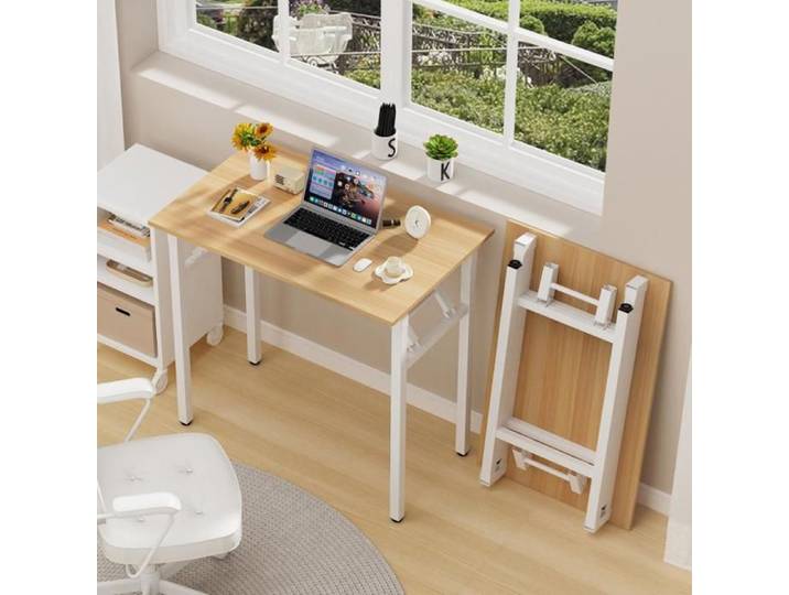 YIYI. BUREAU PLIANT SIMPLE LÉGER ET FACILE À RANGER 80*50*75CM COULEUR DU BOIS
