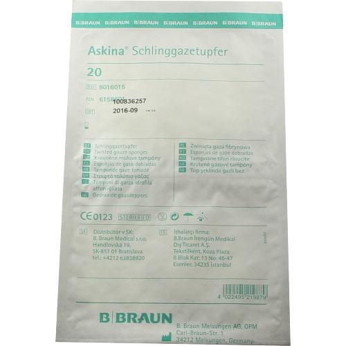 B. Braun Melsungen AG Askina Schlinggazetupfer pflaumengr.steril 06158601