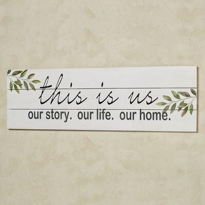 Touch of Class This Is Us Wall Plaque White , White