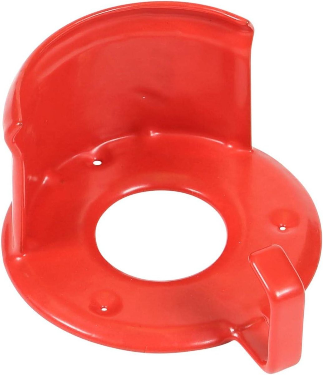 Red Bridle Hoofdstel Hanger met Kunststofcoating - Paarden hoofdstelhouder voor het opbergen van paardentuig - B/D/H: 13.4 x 11.4 x 7.2 cm