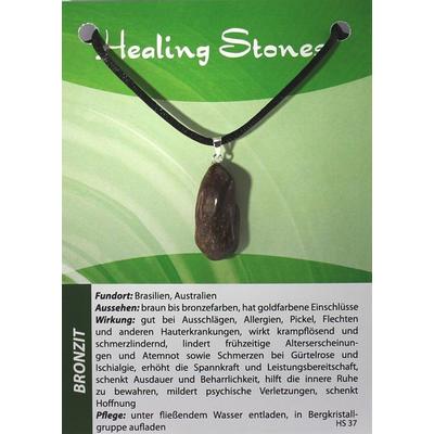 Bronzit Healing Stones Maxicard