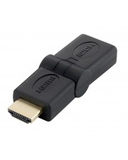 Digital Data Communications HDMI A M A F Schwarz Adapter 45° Foldable M/F black (118911)