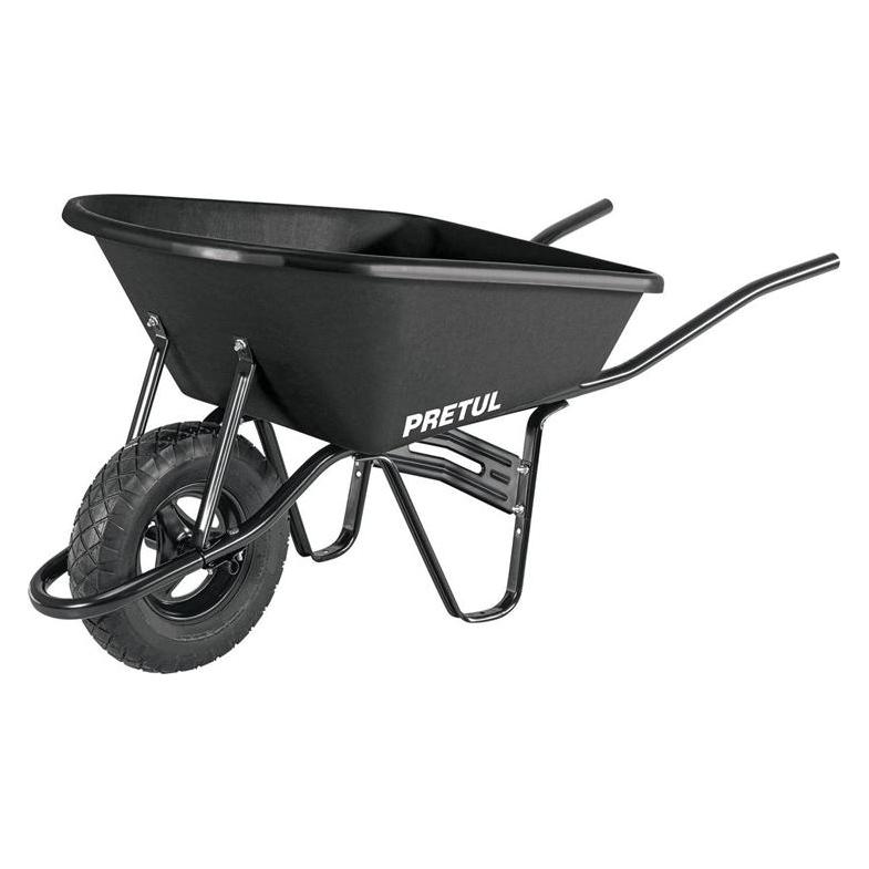 Truper Gartenschubkarre mit Kunststoffwanne und Noppenreifen 95L Pretul (36860168)