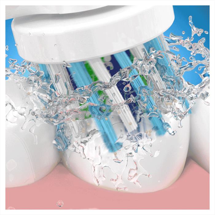 Oral-B Testine Crossaction, 3 Pezzi-bianco