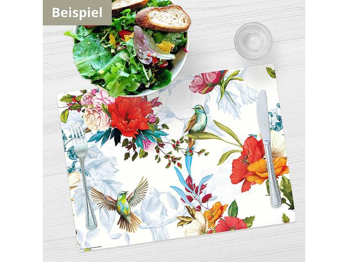 Tischset Kolibris 4er-Set 44 x 32cm Multicolor