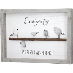 Steinbild Vogelparade - Einzigartig