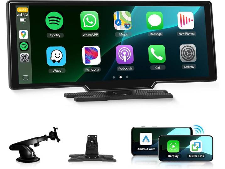 KAFMTOH A3995 PND Autoradio 10.26 Zoll Touchscreen Autoradio