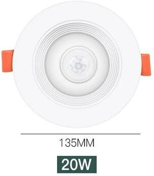 Uplifted Finds PIR Motion Sensor Recessed LED Ceiling Downlight 5W 10W 15W 20W Auto On Off Light warm White 20 W
