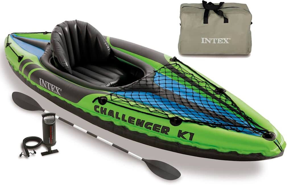 INTEX Kayak gonflable Challenger K1 274x76x33 cm 68305NP