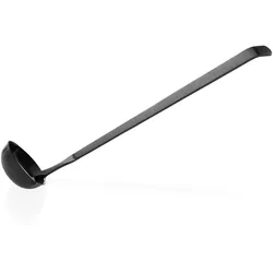 WAS Germany 6x Dressinglöffel Kitchen Tool 1887, 33 cm, mit schwarzer PVD Beschichtung, Chromnickelstahl