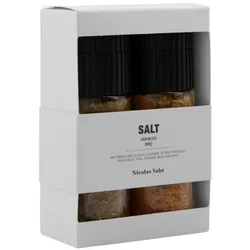 Nicolas Vahé Geschenkbox Räuchersalz & BBQ-Salz, 130 g, 100 g