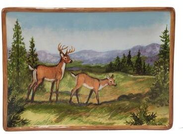 "Certified International Mountain Summit Rectangular Platter, 14"" x 10"" - 14"" x 10"""