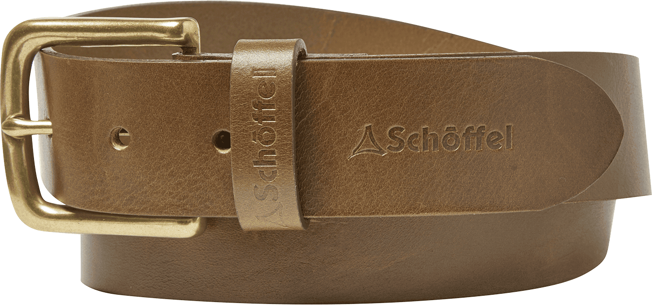 Schöffel Country Castleton Leather Belt - Brown - Size 46 -