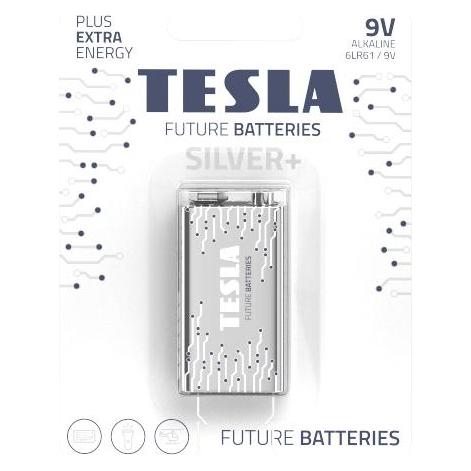 Tesla - baterie SILVER+, 1 ks, 6LR61 (1 Stk., AA, 580 mAh) (13090121)