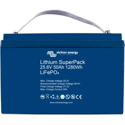 Victron LiFePo4 SuperPack 25,6V/50Ah (M8) - 0% MwST. (Angebot gemäß §12 USt Gesetz.)