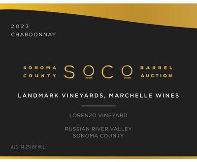 """Landmark & Marchelle A Lorenzo Legacy Chardonnay (Sonoma Barrel Auction) 2023 White Wine - California"""