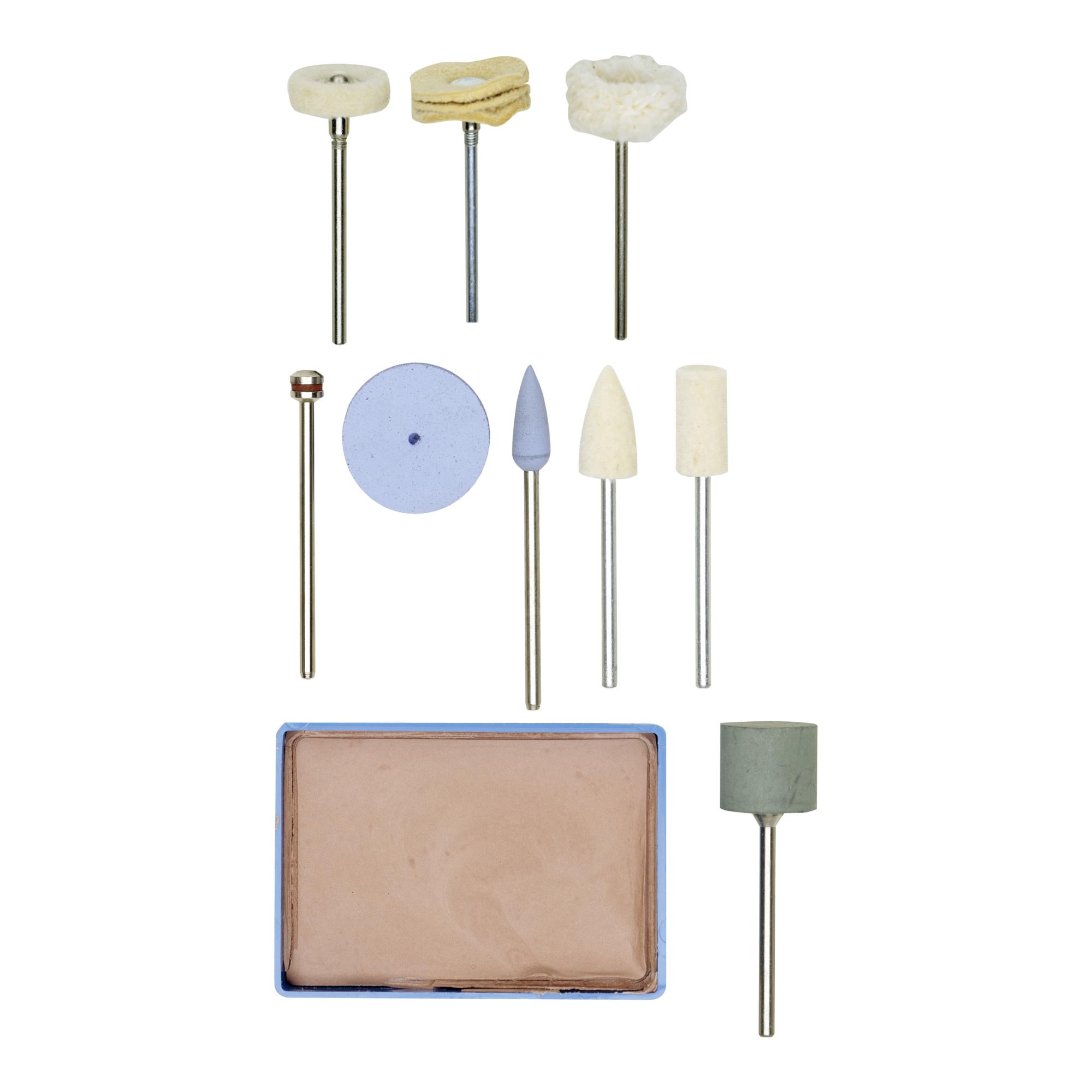 Proxxon Polier-Komplett-Set, 10-teilig (28285)