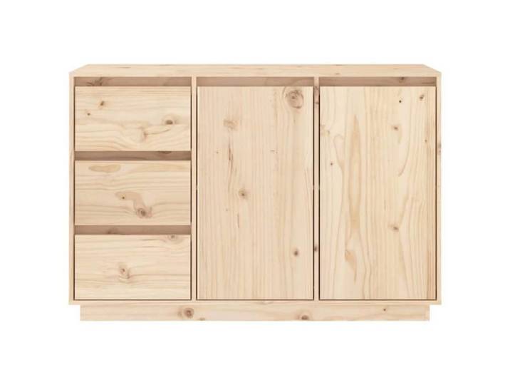 Elégant Placard/Cabinet de salon Brun - Buffet 111x34x75cm - bois massif de pin PRO7221533664421