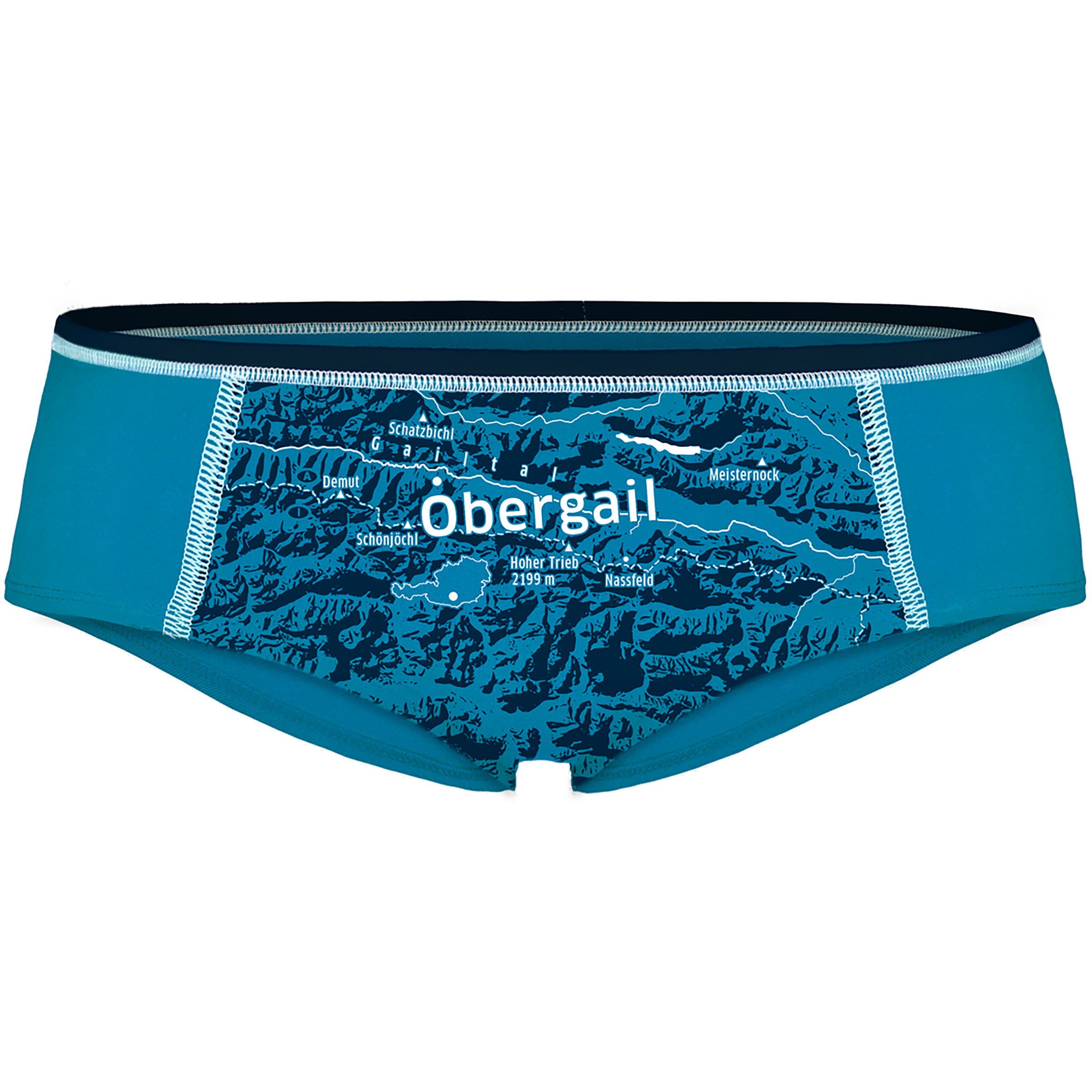 Ein schöner Fleck Erde Obergail Damen Kurze Unterhose tuerkis Größe XS Lifestyle Hautfreundlich