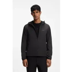 BOSS für Herren. 50561385 Airynix Jacke mit Kapuze schwarz (XL), Lässig, Sportlich, Polyester