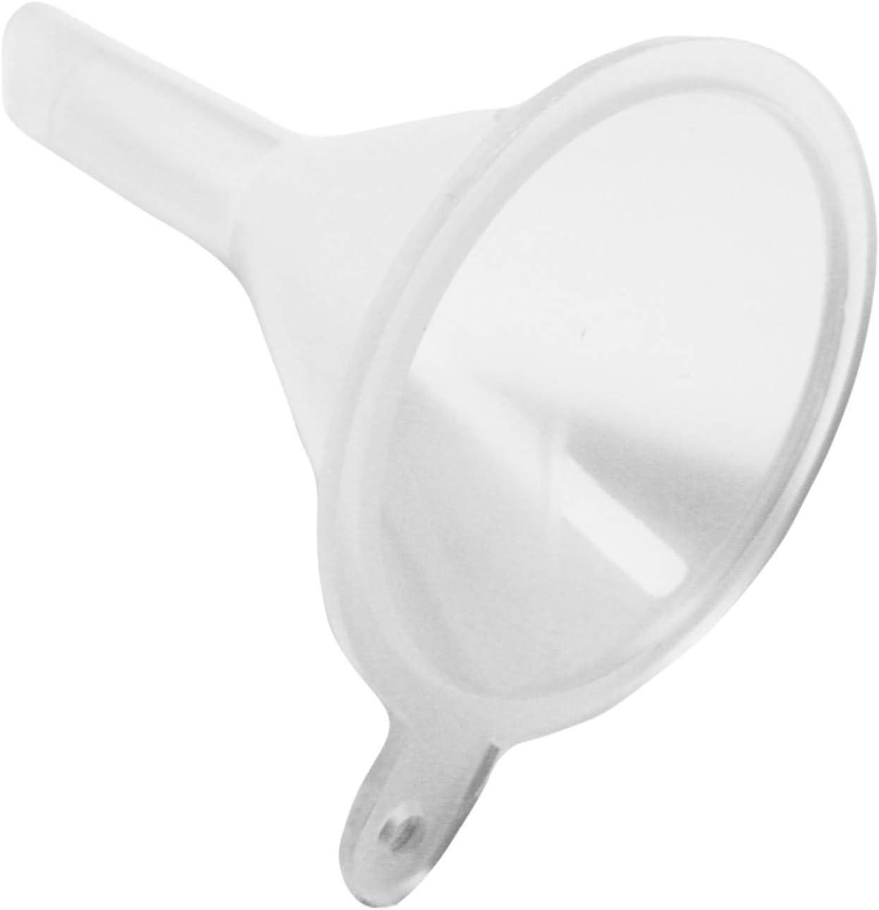 Set van 50 veelzijdige plastic trechters voor vloeistoffen