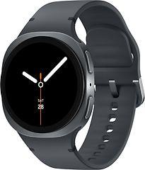 Samsung Galaxy Watch8 40 mm Aluminiumgehäuse graphite am Sport Band S/M graphite [Wi-Fi + 4G]