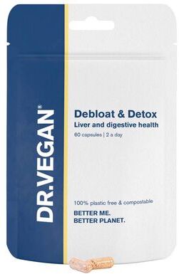 Dr. Vegan Debloat & Detox 60 cápsulas
