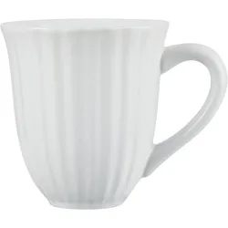 IB Laursen Mynte Becher mit Rillen, Pure White