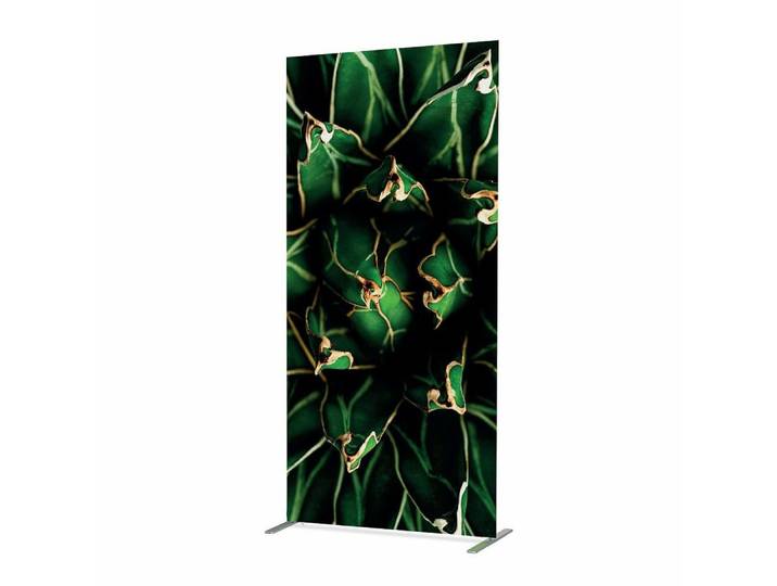 Showdown Displays Paravent Showdown Textil Raumteiler Deco - 100x200cm - Kaktus Grün (1 St)