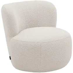 POLSTERSESSEL Katuscha Bouclé-Gewebe creme