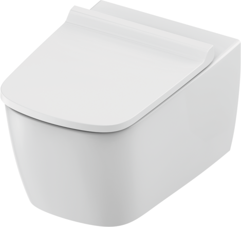 TECEneo Wand-WC 9700215 Set mit Deckel SLIM, weiß, ohne Duschfunktion