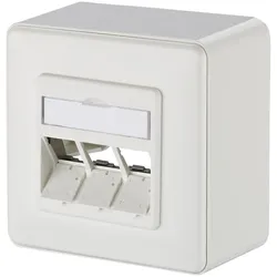 BTR 130B10D30002-E Modul Anschlussdose AP 3 Port 43 mm reinweiss RAL9010 unbestü 130B10D30002E  - 10 Stück