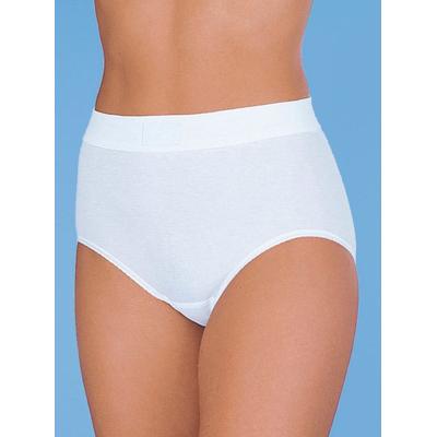 Slip SLOGGI, Damen, Gr. 48, 2 Stk., weiß, 95% Baumwolle, 5% Elasthan, Unterhosen Slip