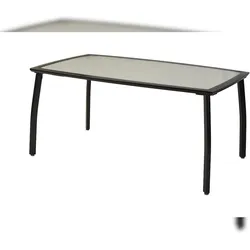 Merxx Gartentisch 150 x 90 cm Aluminium graphit