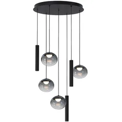 EGLO LED-Pendelleuchte Dignano Stahl Schwarz