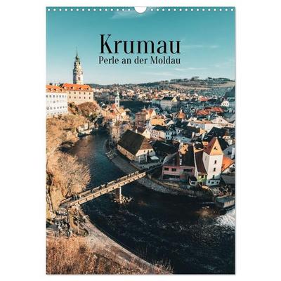 Krumau - Perle an der Moldau (Wandkalender 2027 DIN A3 hoch), CALVENDO Monatskalender