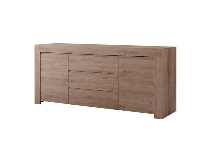 Mid.you Sideboard, Eiche, 2 Fächer, 184x81x42 cm, Wohnzimmer, Kommoden & Sideboards, Sideboards