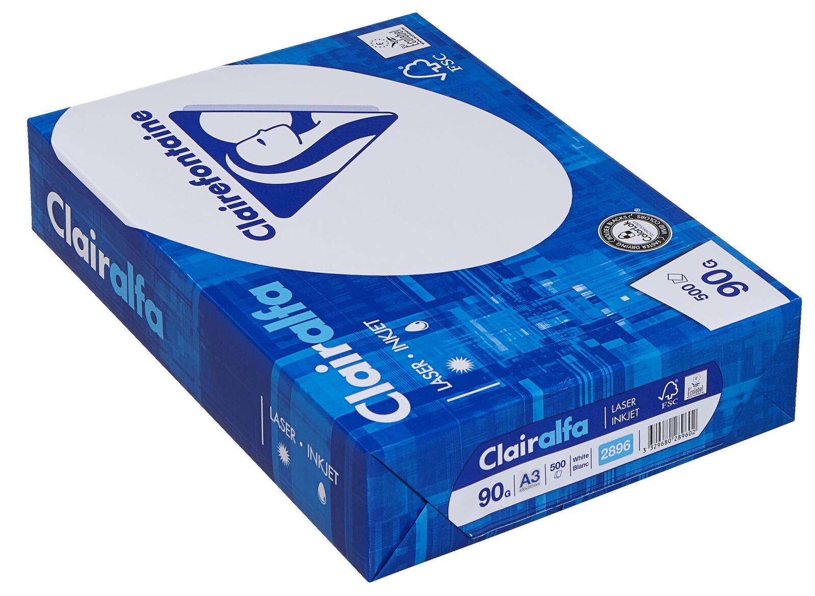 Clairefontaine Kopierpapier DIN A3 90 g/m² 2895PC