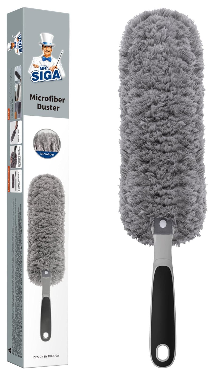 Dripio Microvezelstofwisser, grijs, 45,5 x 11 cm