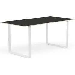 Muuto Tisch 170 x 85 cm schwarz weiße Beine